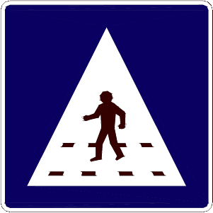 PEDESTRIAN CROSSING AREA