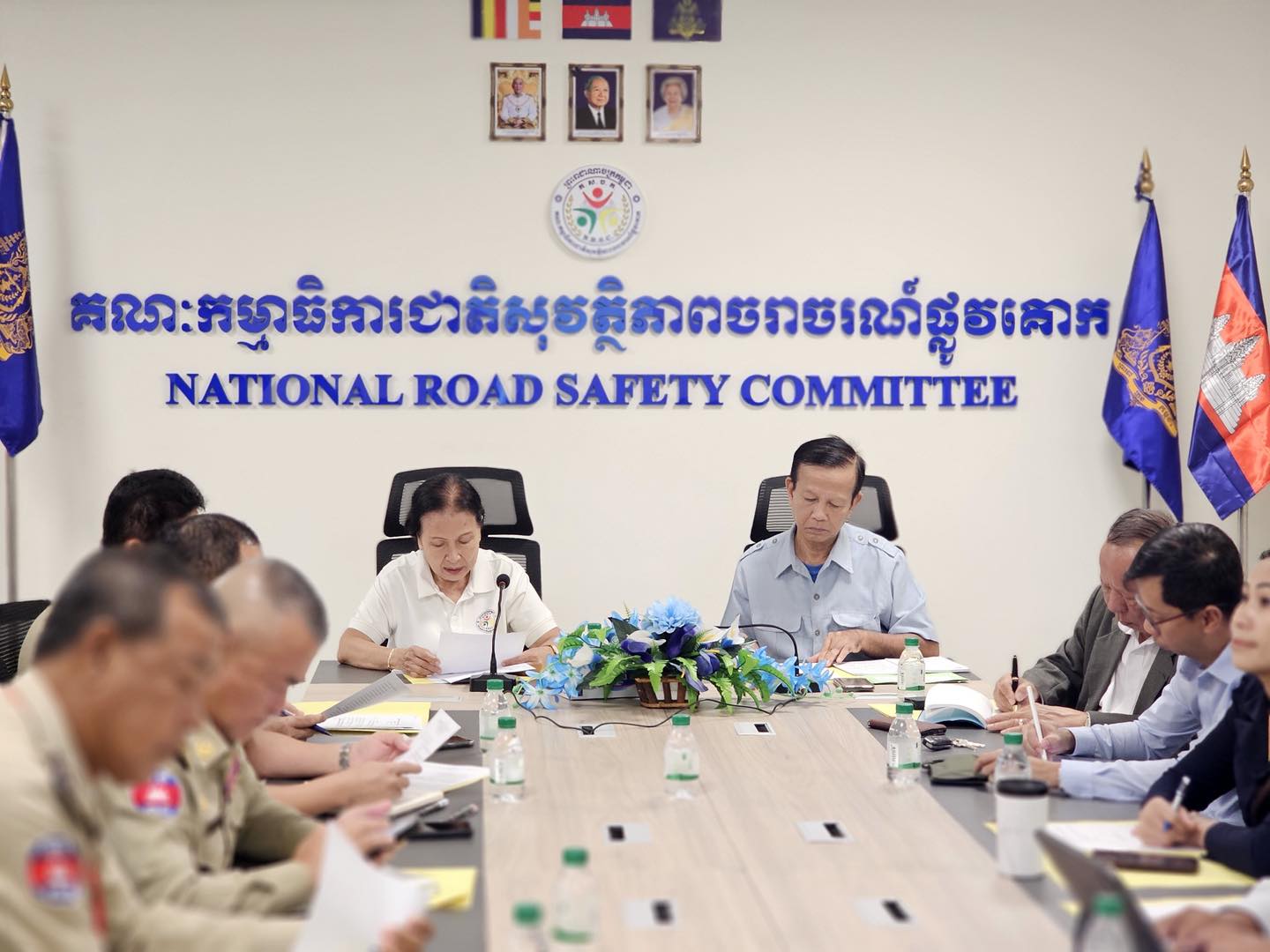 កិច្ចប្រជុំពិនិត្យលើវឌ្ឍនភាពការងាររបស់អគ្គលេខាធិការដ្ឋាន នៃ គ.ស.ច.គ.